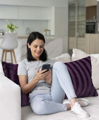 Textured Long Decorative Pillow, 18" x 40"