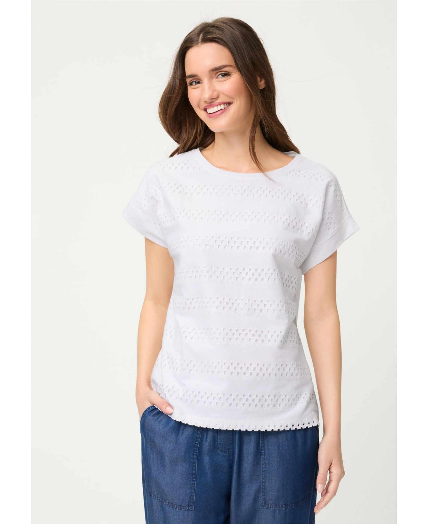 Women's Eyelet T-Shirt