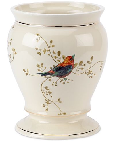avanti gilded birds trash can
