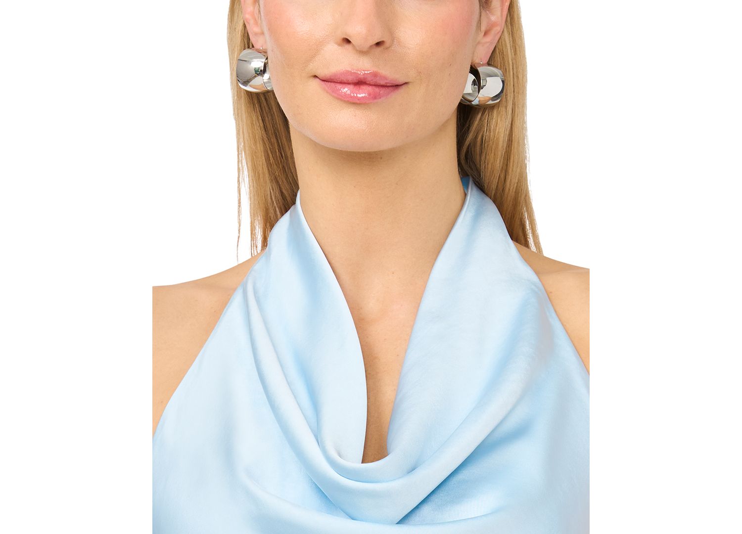 Women's Cowl Neck Maxi Slip Dress
