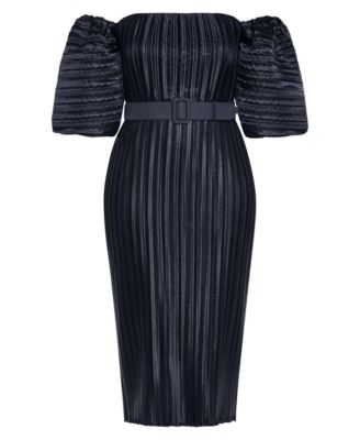 Women's Krista Pleat Midi Dress