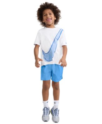 Boys' 4-7 Dri-FIT Crewneck T-Shirt and Woven Shorts, 2-Piece Set