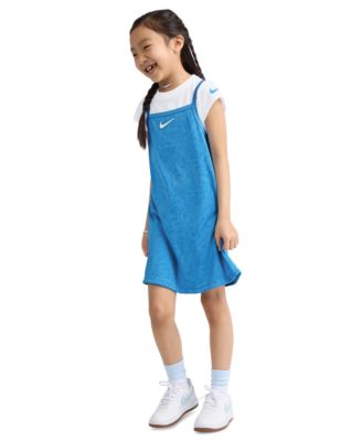 Girls' 4-6X Move with Nature Short-Sleeve T-Shirt and Dress, 2-Piece Set