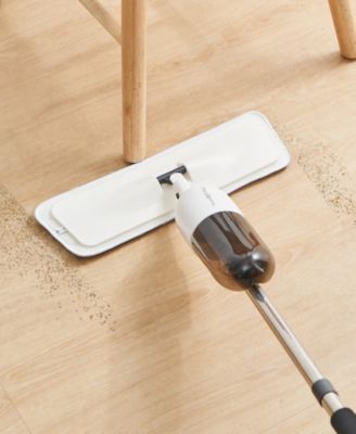 1 Piece Round Mop Pad and 1 Piece Flat Mop Pad Replacement Set for Spray-360 Clean Everywhere Spray Mop Kit