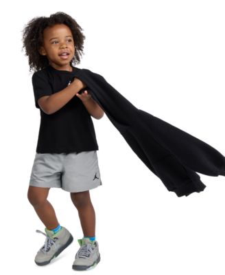 Jordan Boys' Toddler 2T-4T Dri-FIT Crewneck T-Shirt and Mesh Shorts, 2-Piece Set	
