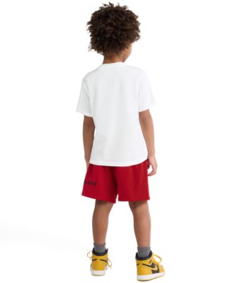 Boys' 4-7X Stretch T-Shirt & Shorts, 2-Piece Set
