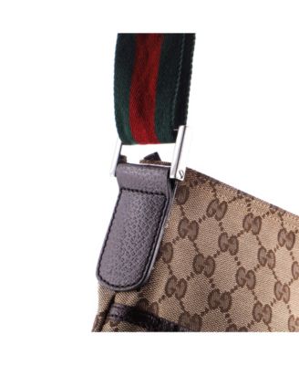 Medium Front Pocket Web Messenger GG Canvas