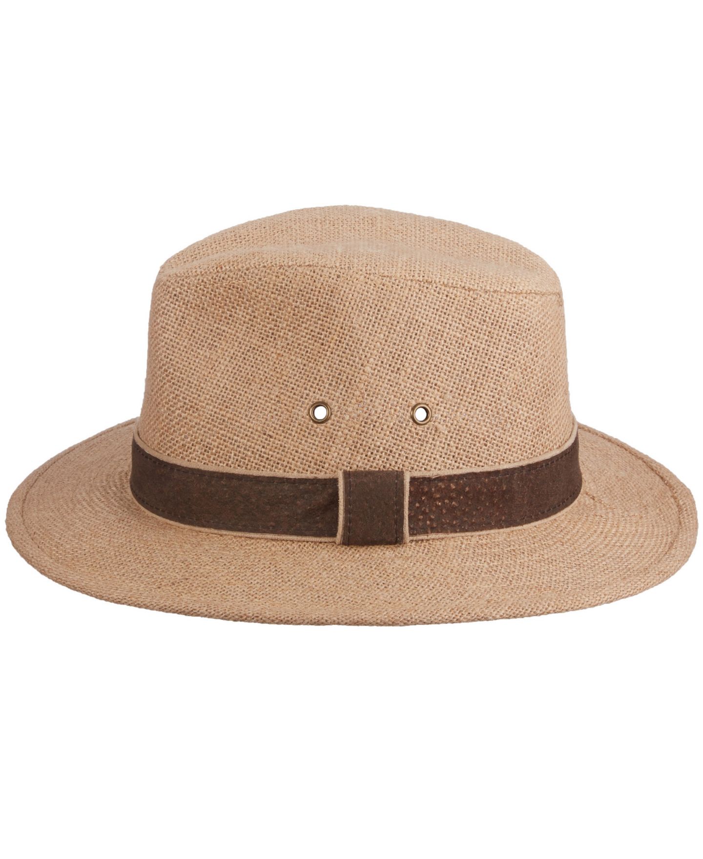 Мужской головной убор Dorfman Pacific Hemp Safari Trim Hat, цвет: Коричневый — фото 4