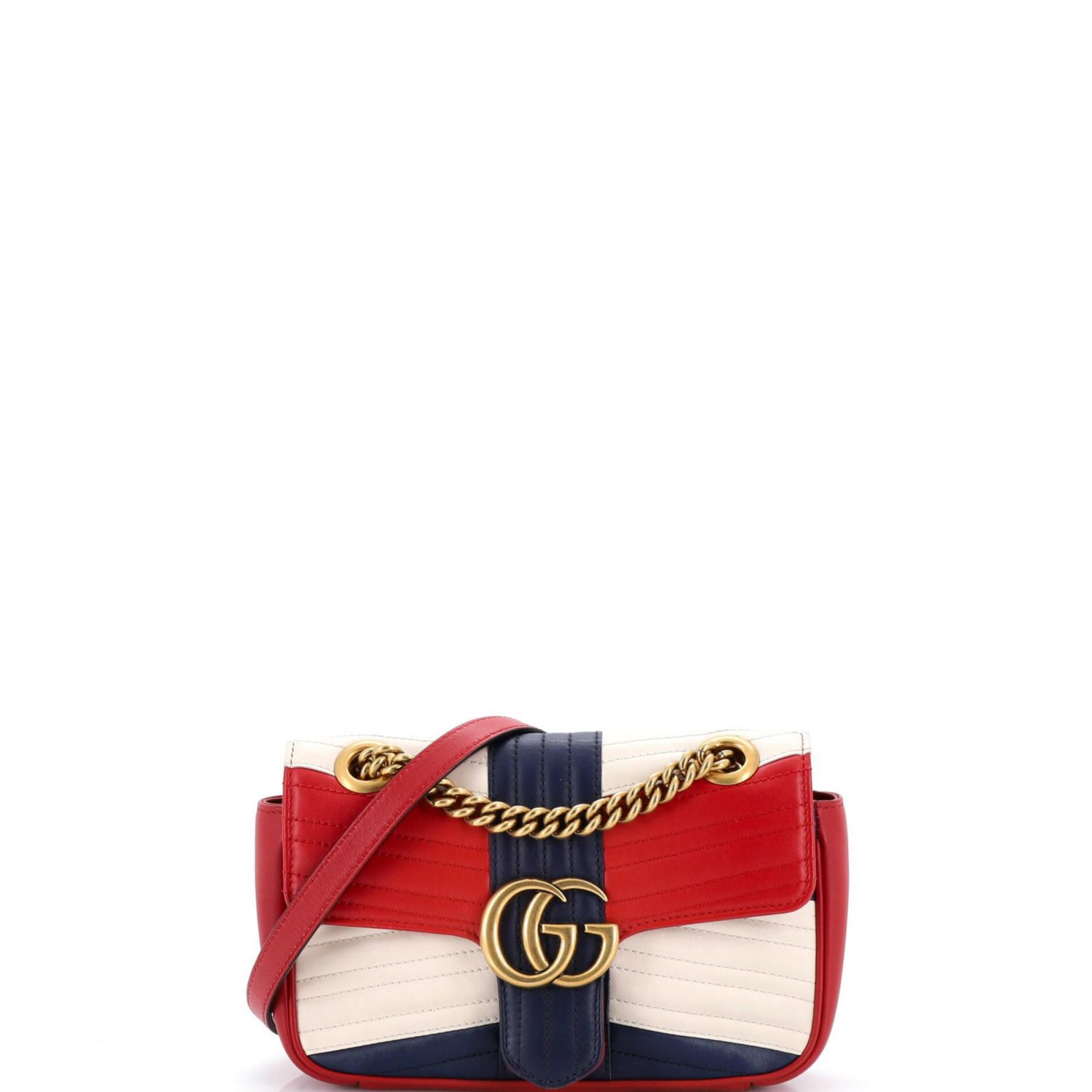 Small GG Marmont Flap Bag Matelasse Leather
