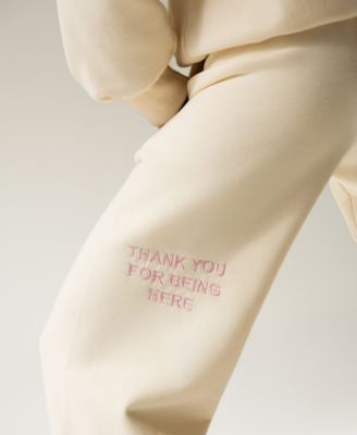 Juniors' Thank You For Being Here Sweatpants
