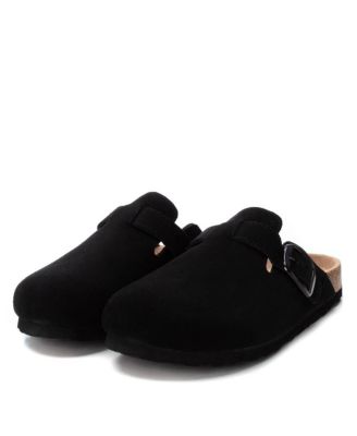 Women's Refresh Collection Suede Clog Mule Flats