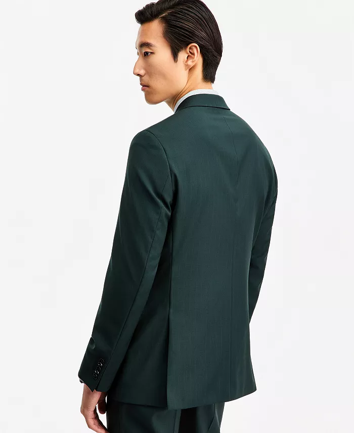 Men's Modern-Fit Pinstripe Suit Jacket - thumbnail 3