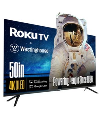 50" QLED 4K UHD Roku Smart TV w/ Dolby Vision, HDR10+, Apple HomeKit & Alexa
