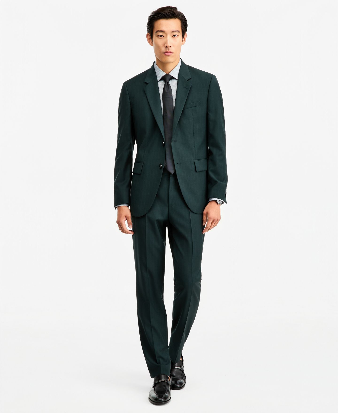 Мужские комплекты Hugo Boss Modern-Fit Suit Separates, цвет: Средний зелёный — фото 1