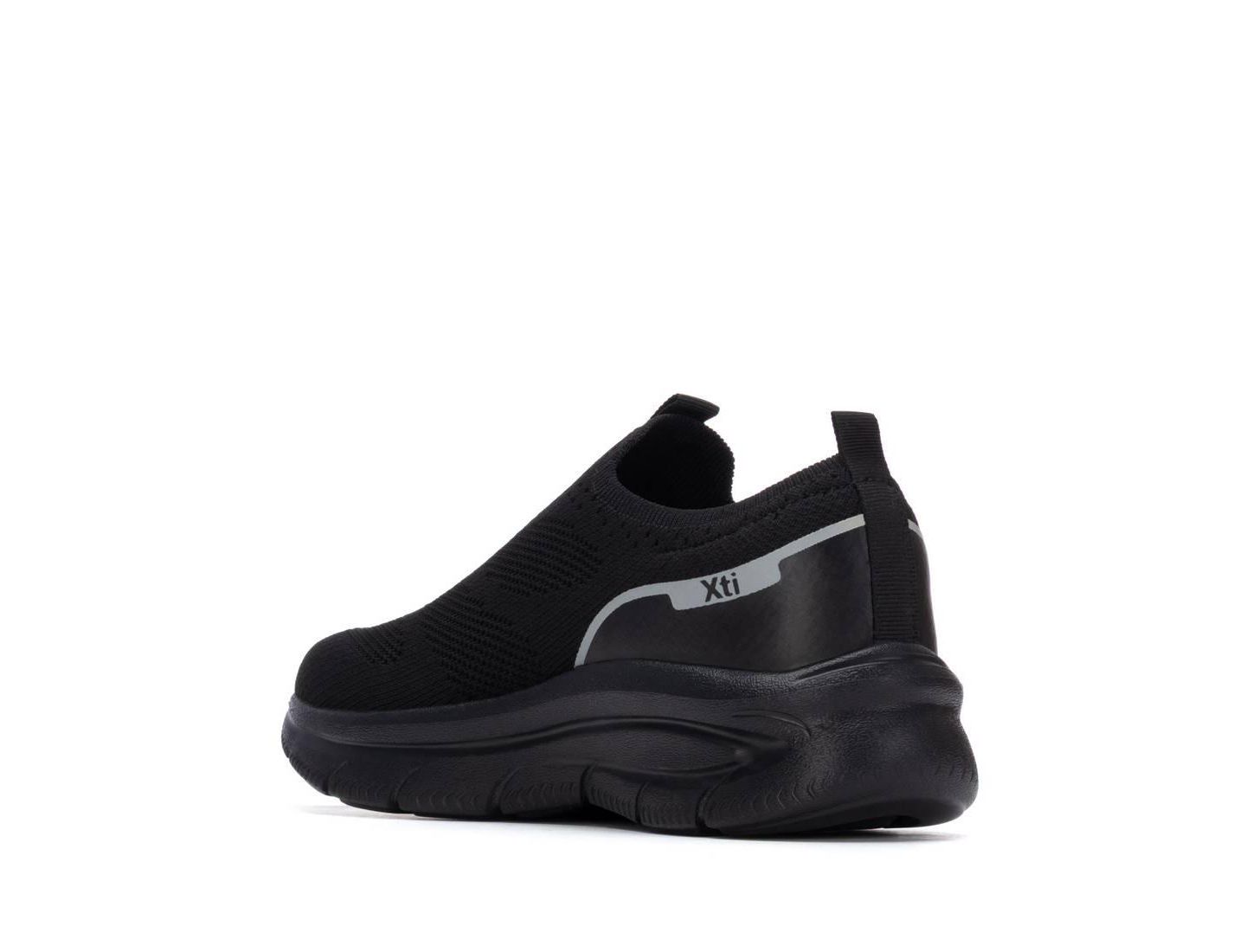 Женские кроссовки XTI Comfort Slip On, цвет: Чёрный — фото 3
