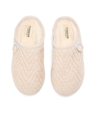 Women's Greta Genuine Shearling Knit Clog Slipper