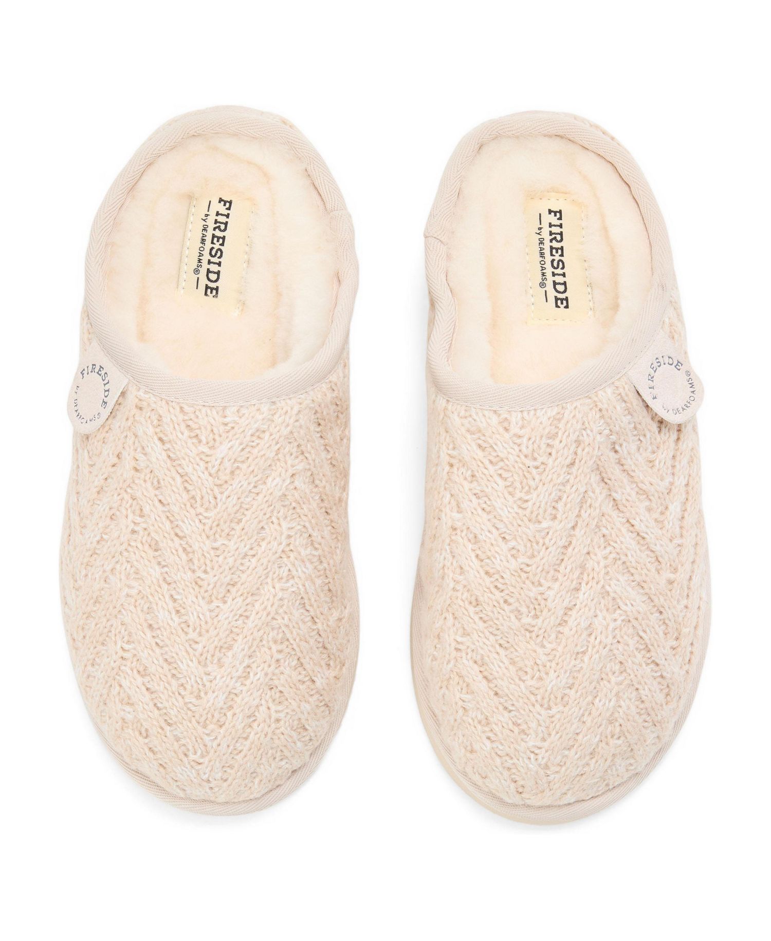 Women's Greta Genuine Shearling Knit Clog Slipper