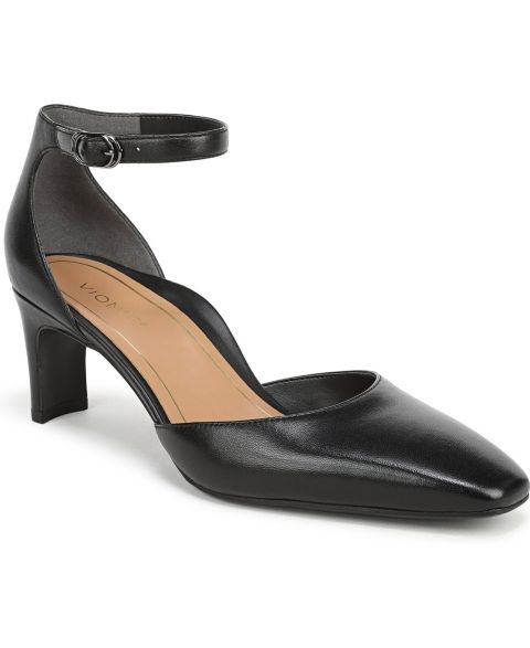 Женские туфли Vionic Scarlett Heels, цвет: Чёрный кожаный