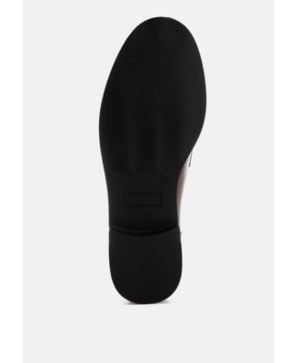 Womens Enola Low Block Heel Loafers