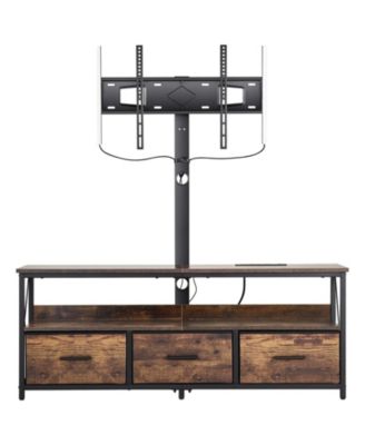 TV Stand with Mount and LED Lights for TVs