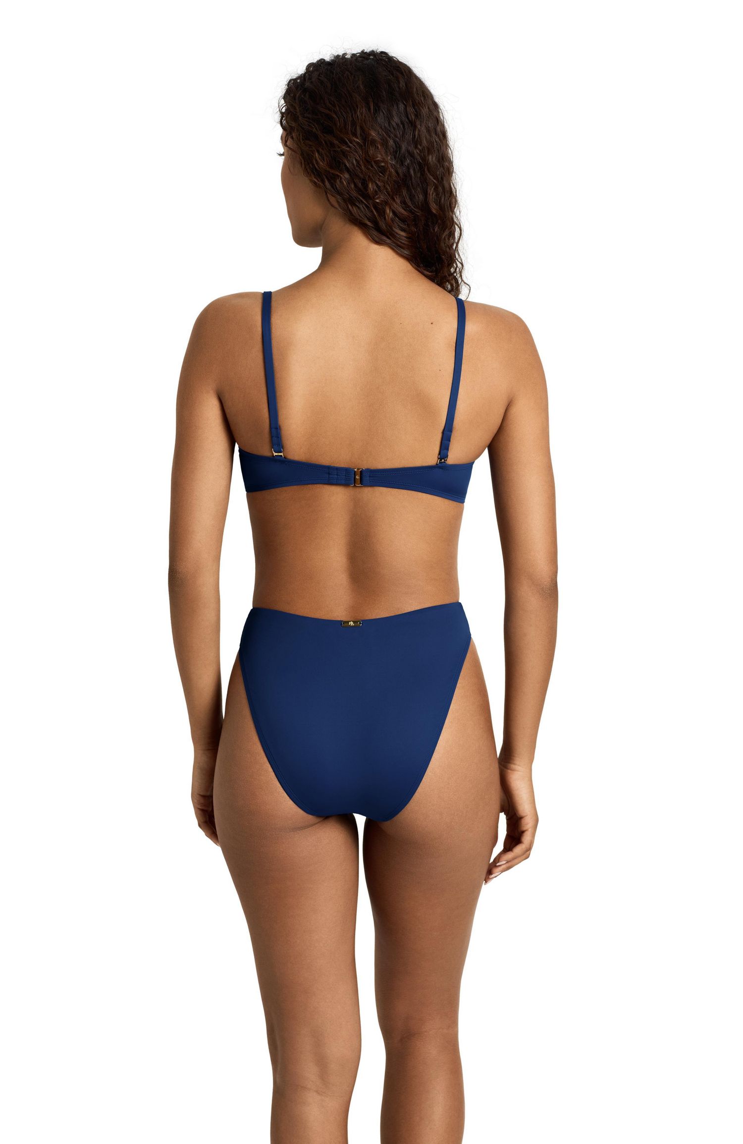 Women's Saturn Shirred Underwire Bralette Swimsuit Top
