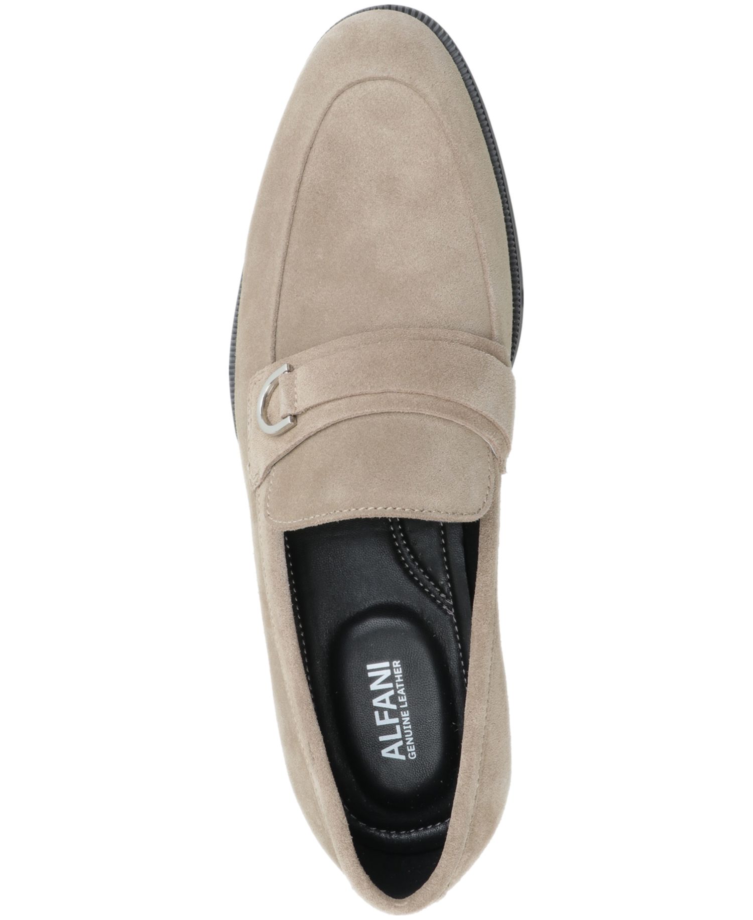 Men's Genuine Suede Slip-On Buckle Loafers
