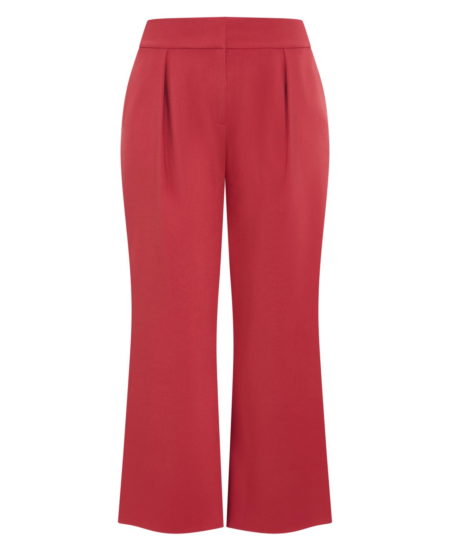 Женские брюки CITY CHIC Plus Size Tori Wide Leg, цвет: Красный — фото 4