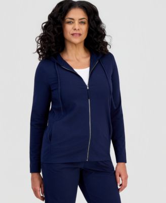 Women's Zip-Front Hooded Sweatshirt