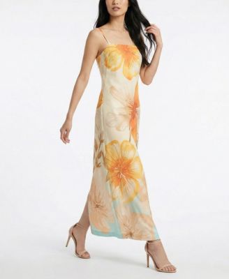pink satin mermaid dress Alyce 61733 Satin Mermaid Gown with Slit – Mydressline main image 0