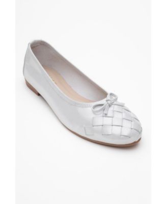 Women's Nopos Leather Cap Toe Ballet Flat
