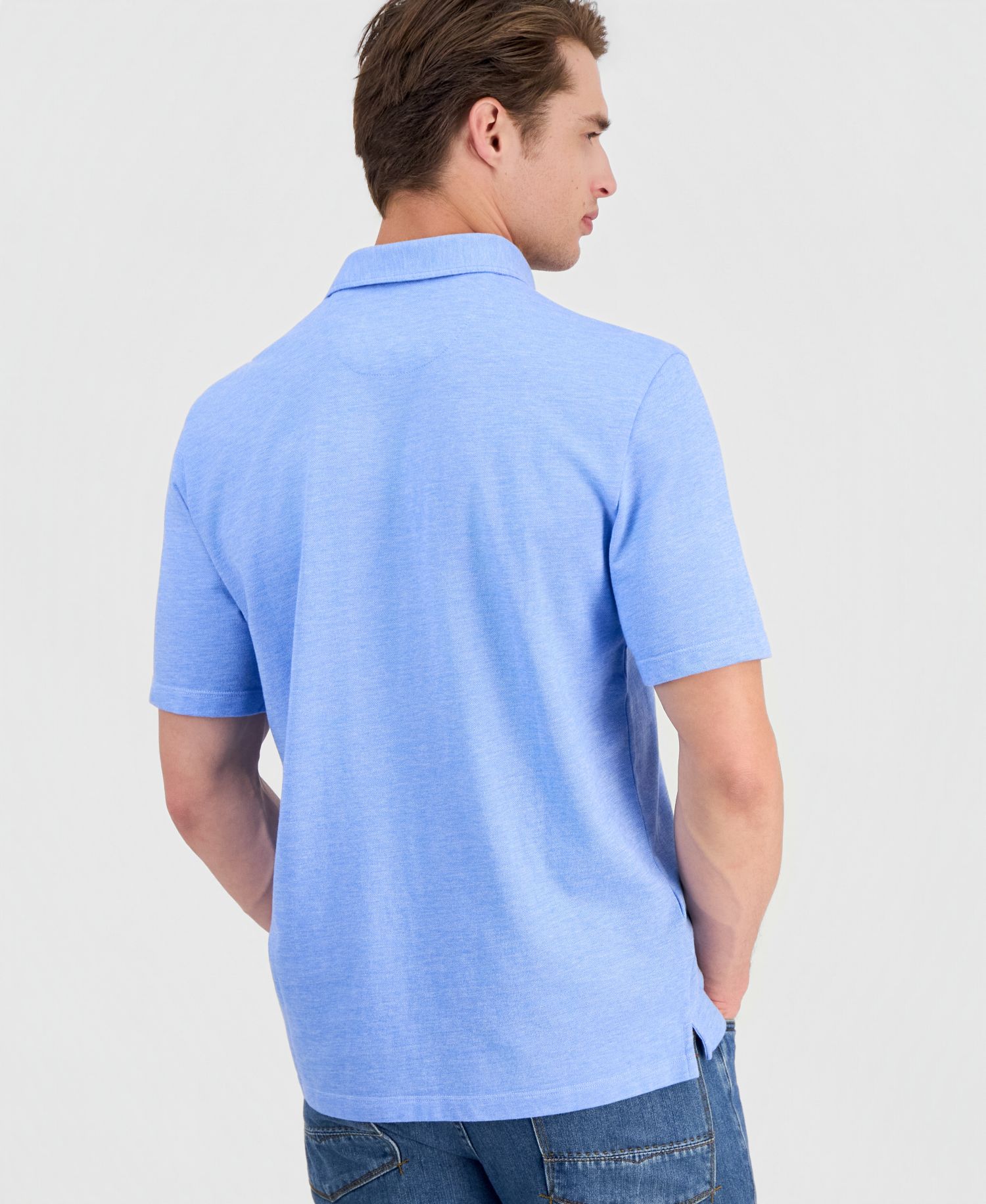Men's Anchored Short Sleeve Polo Shirt