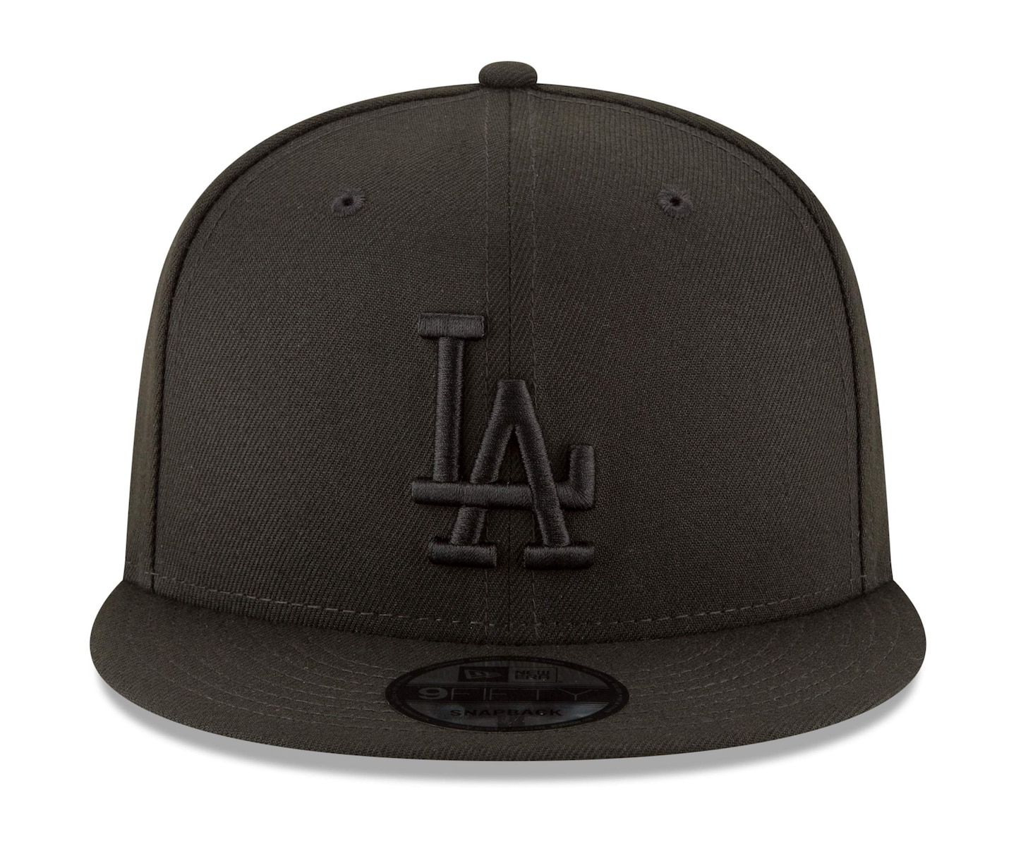 Мужская кепка New Era Los Angeles Dodgers Triple Black 9FIFTY Snapback — фото 2