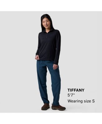 Women's Destination Zip Pullover Long Sleeve Performance Tops