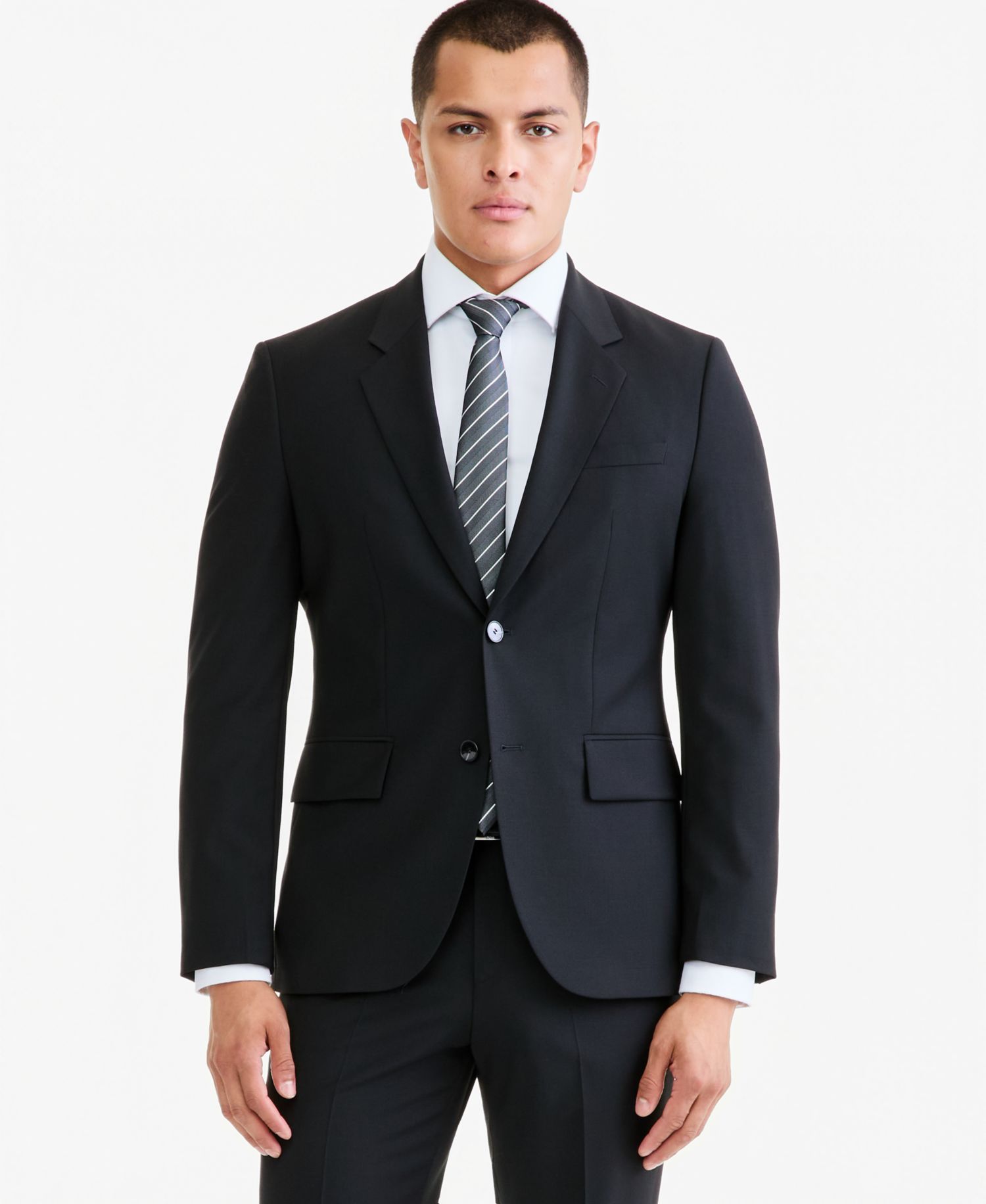 Men's Modern-Fit Wool Blend 2-Piece Suit