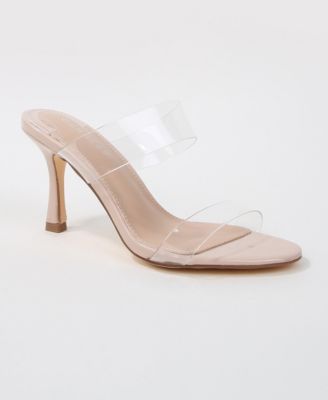 Women's Calia Clear Strap Heeled Slides