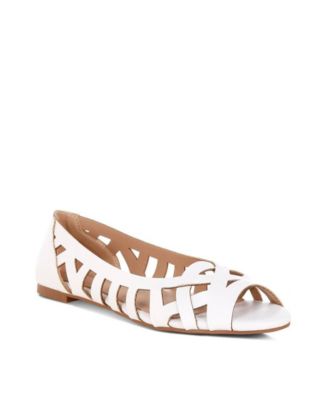 Women's Moira Woven Peep Toe Flats