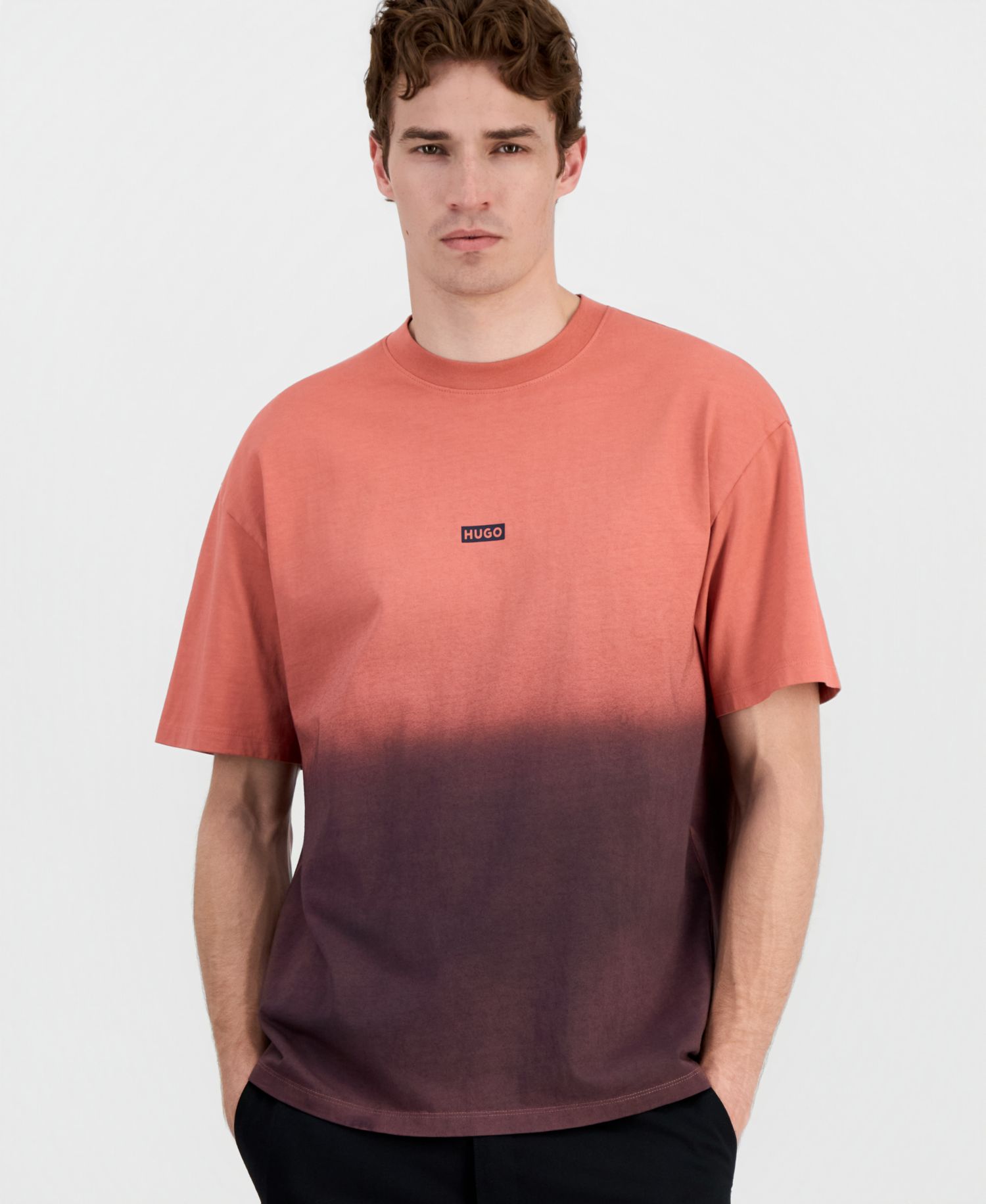 Men's Nalono Front & Back Print T-Shirt