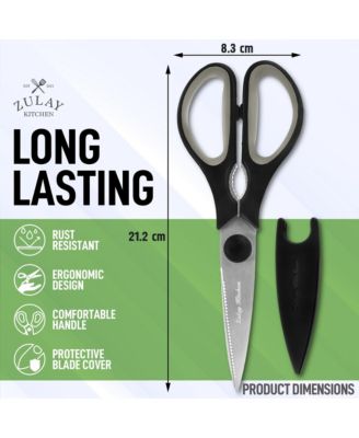 Ultra Sharp Stainless Steel Kitchen Shears With Protective Cover