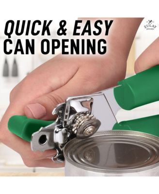 Heavy Duty Can Opener Wide Grip Smooth Edge Cut with Comfortable Grip