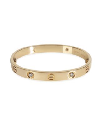 Yellow Gold Diamond Love Bracelet