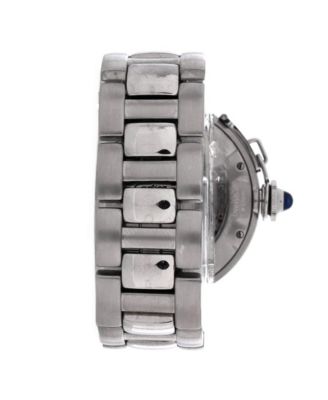 Pasha de Cartier GMT Power Reserve Automatic Watch in Stainless Steel 38mm