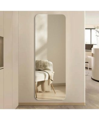 56X15inch Wall-mounted round-angle dressing mirror high-quality 5mm silver mirror explosion-proof glass