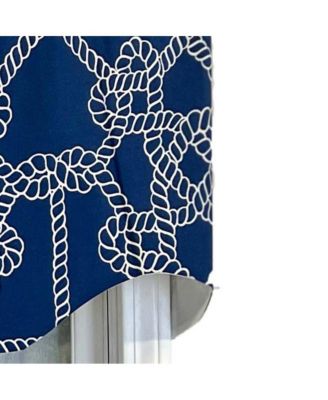 Ralph Lauren Ruffled Provance 3" Rod Pocket Valance 50" x 17"