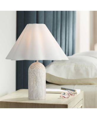 Demi High Marbleized  Metal Accent Table Lamp with Dimmer