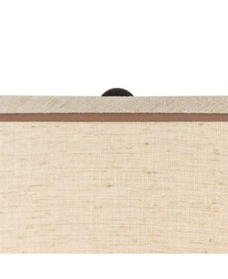 27.25" Tall Rustic Farmhouse Table Lamp with Hammered Bronze Finish and USB Dimmer