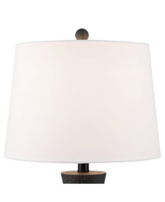 Fiona 24 1/2" High Mid Century Modern 3-Way Table Lamps Set of 2 USB Port Metal Living Room Charging