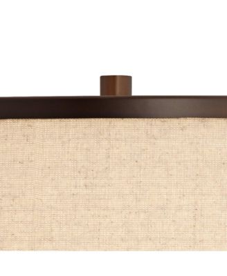 28" Tall Industrial Table Lamp, USB Charging Port and Nightlight