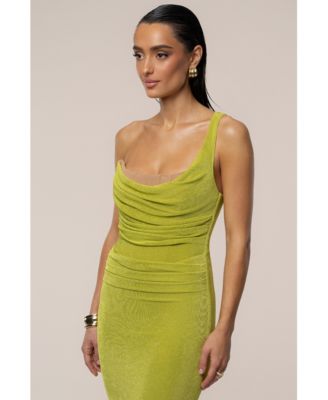 Women's Slinky Krishna One Shoulder Maxi Dress