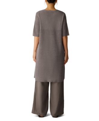 Eileen Fisher Women's V-Neck Short-Sleeve Cardigan Sweater - Macy's
