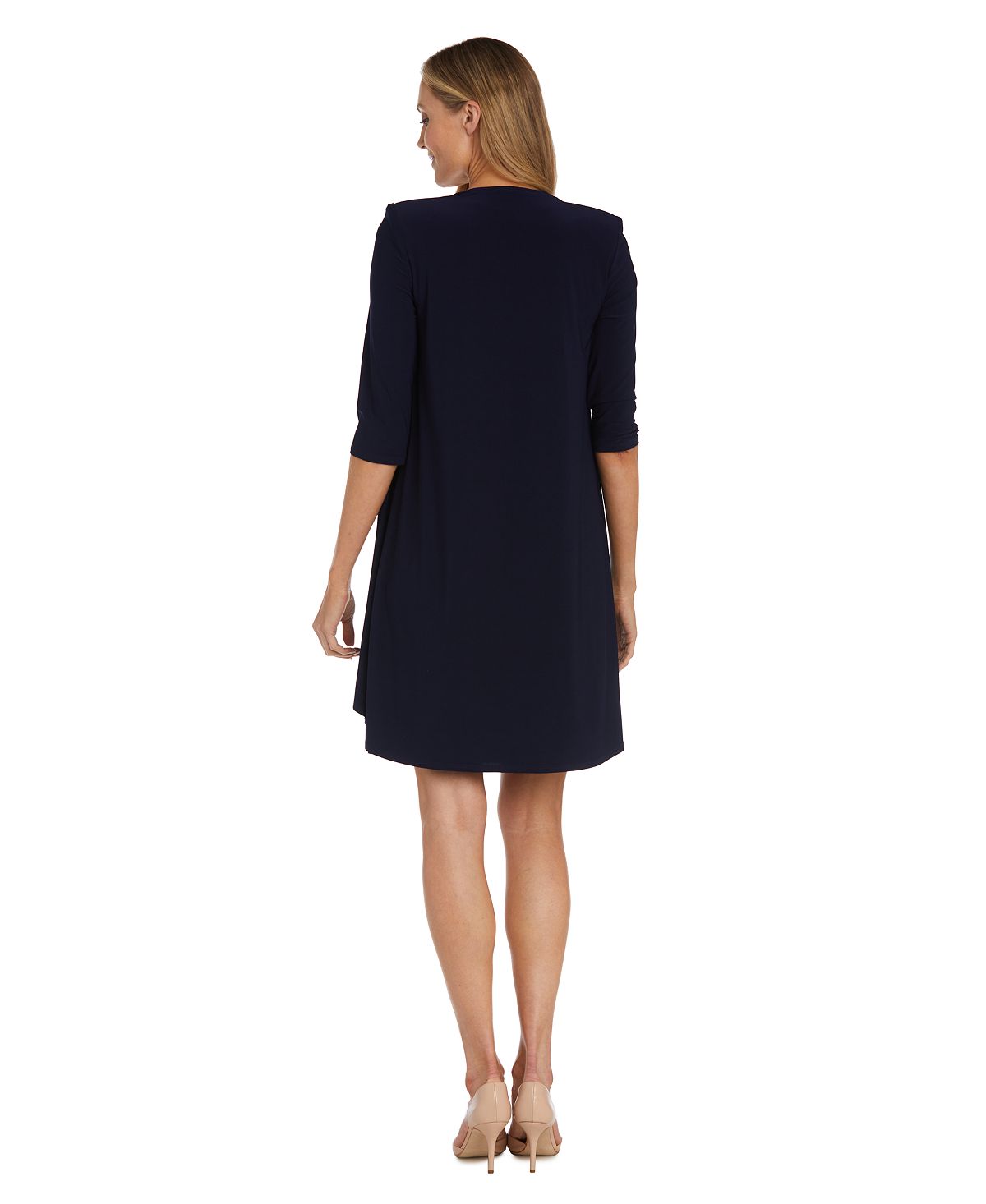 R & M Richards Petite Daytime Printed Jacket Dress view 5 — MAYCSS fashion products